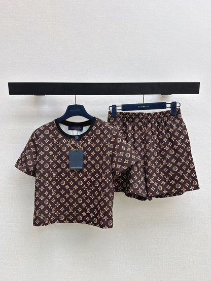 Monogram Casual Suit Set