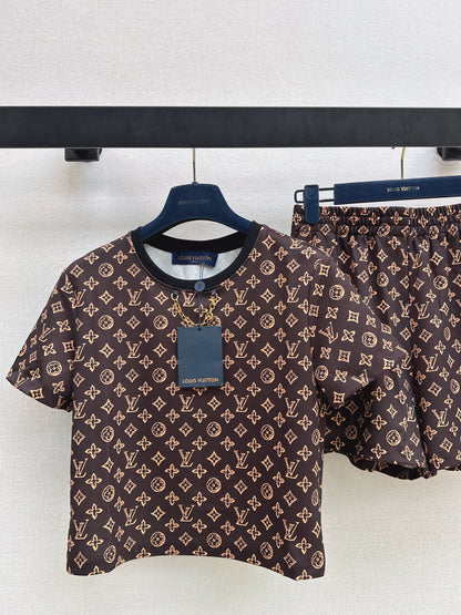 Monogram Casual Suit Set
