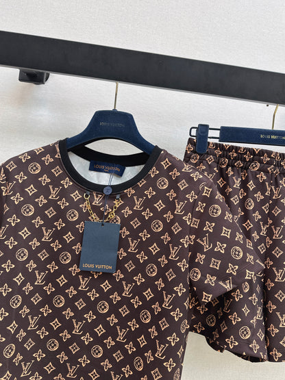 Monogram Casual Suit Set