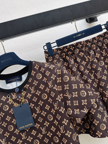Monogram Casual Suit Set