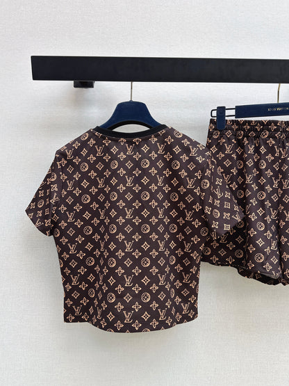 Monogram Casual Suit Set