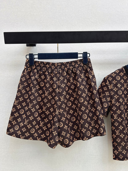 Monogram Casual Suit Set