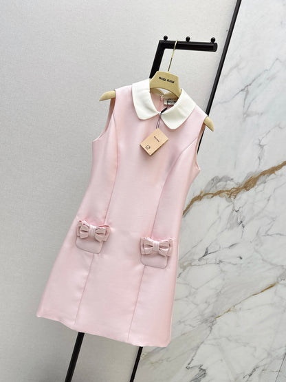Bow-tie sleeveless dress