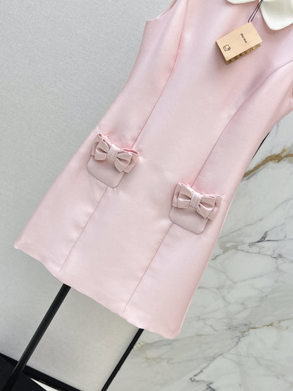 Bow-tie sleeveless dress