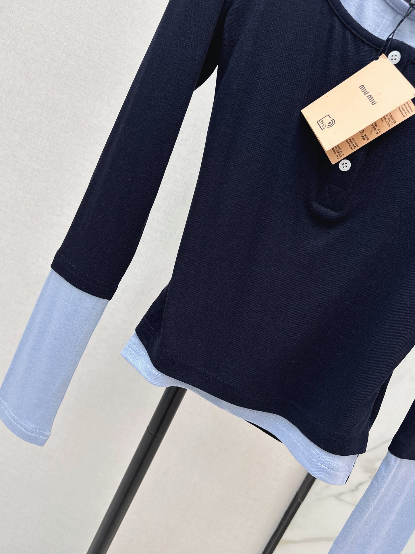 Faux Two-Piece Base Layer Top