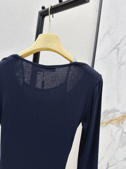 Faux Two-Piece Base Layer Top