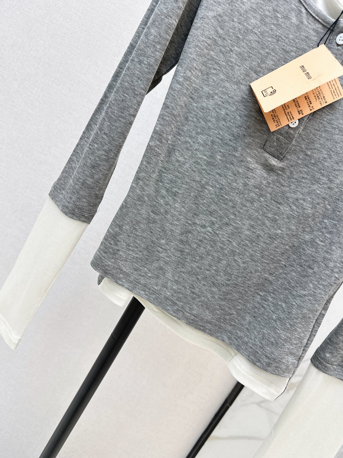 Faux Two-Piece Base Layer Top