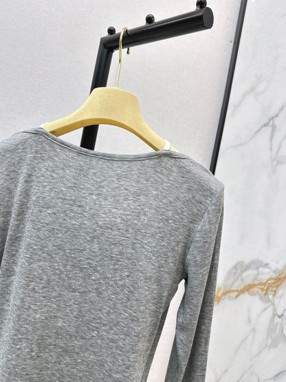 Faux Two-Piece Base Layer Top