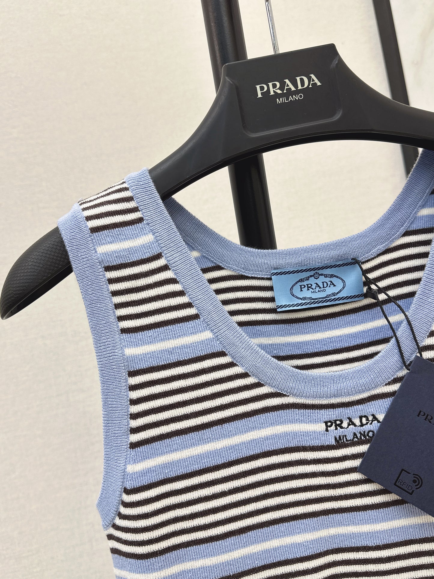 Striped Knit Vest