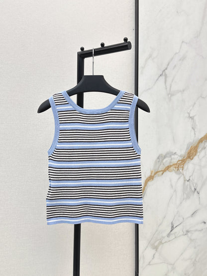 Striped Knit Vest