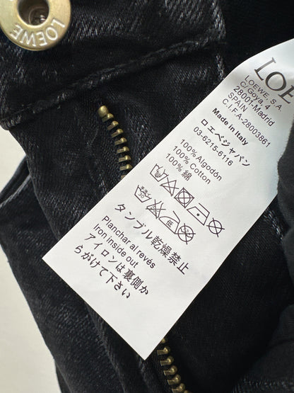 Faux Two-Piece Denim Pants