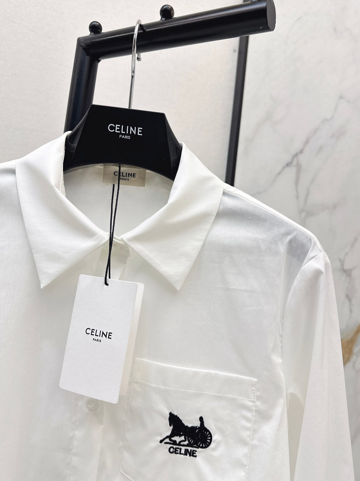 Embroidered Loose-fitting Shirt