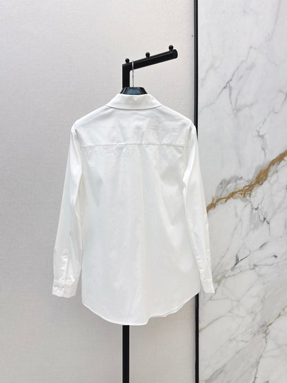 Embroidered Loose-fitting Shirt
