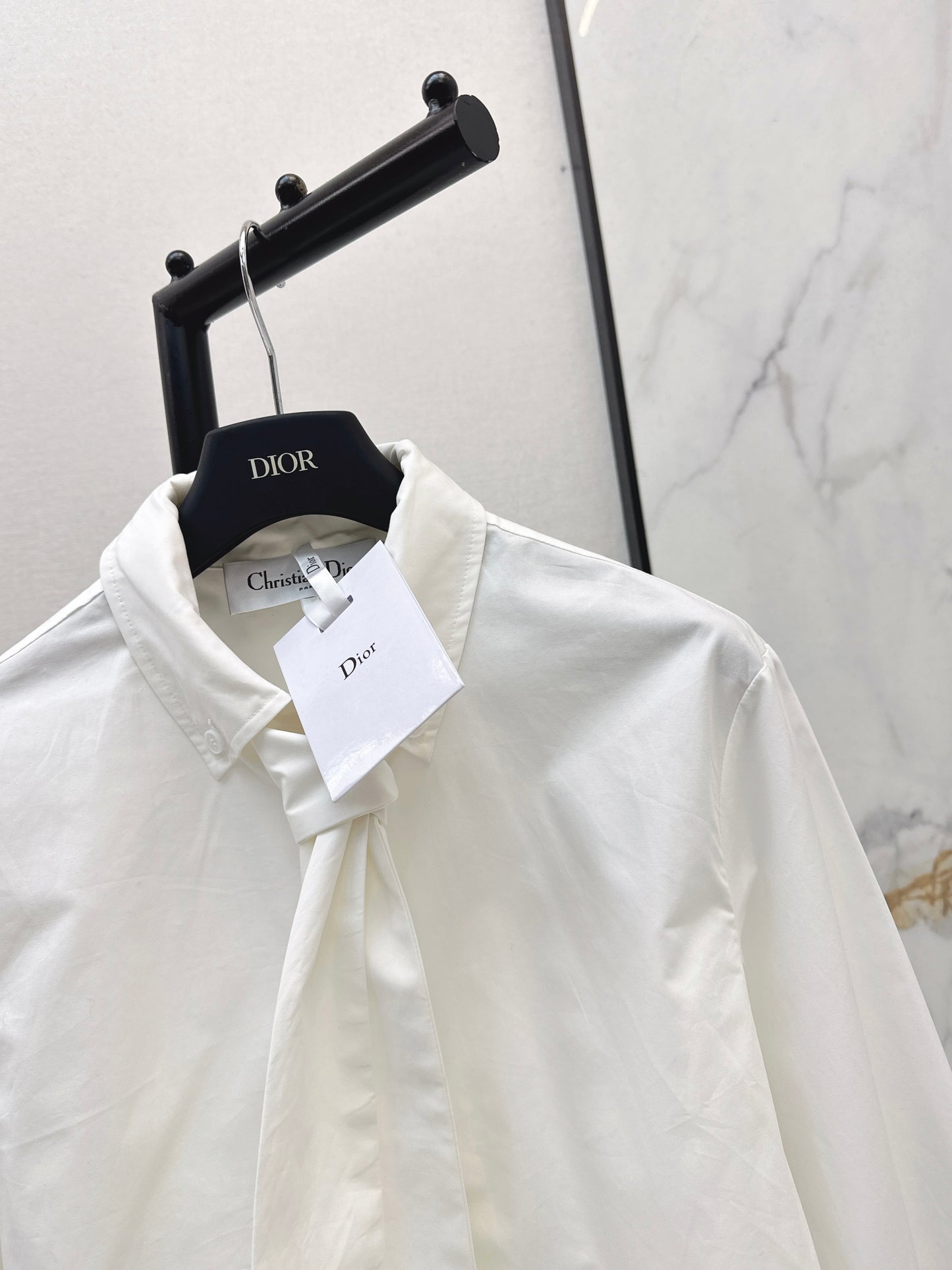 Embroidered Ribbon Shirt
