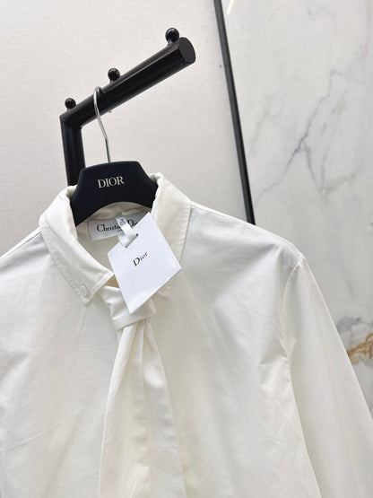 Embroidered Ribbon Shirt