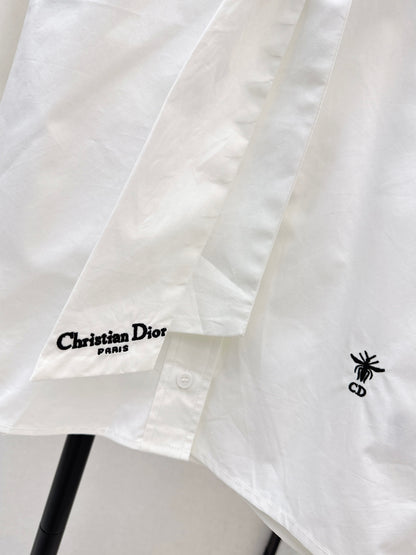 Embroidered Ribbon Shirt