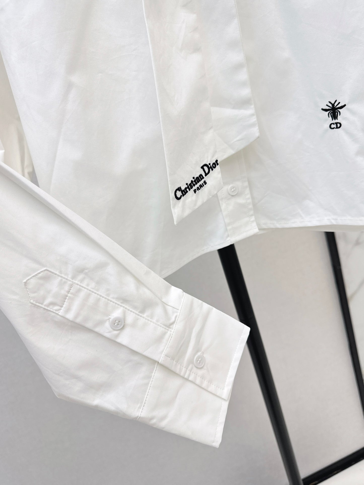 Embroidered Ribbon Shirt