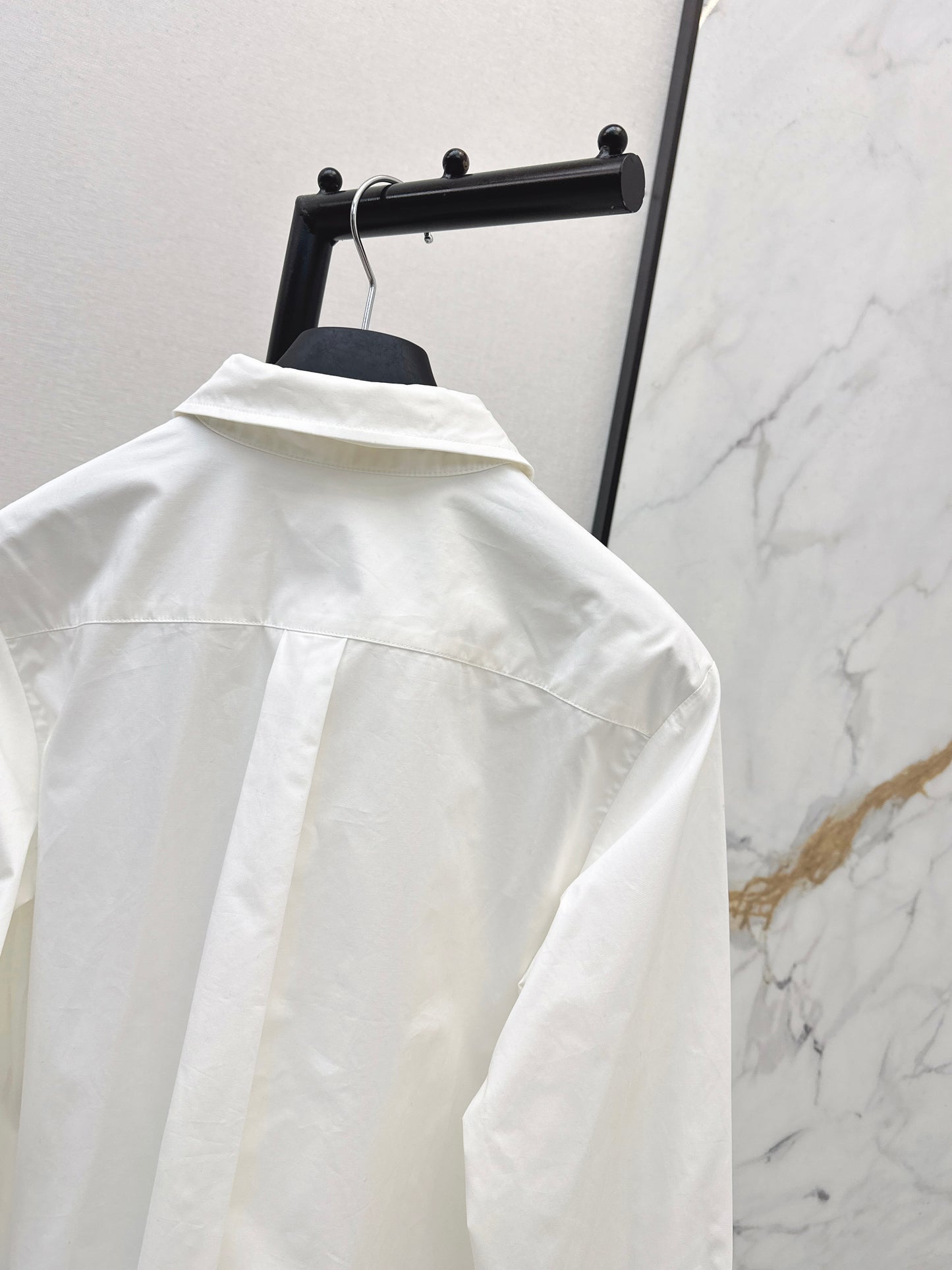 Embroidered Ribbon Shirt