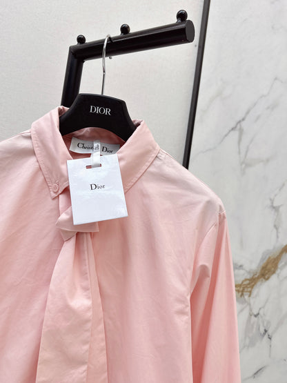 Embroidered Ribbon Shirt