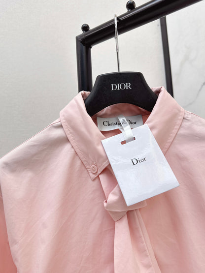 Embroidered Ribbon Shirt