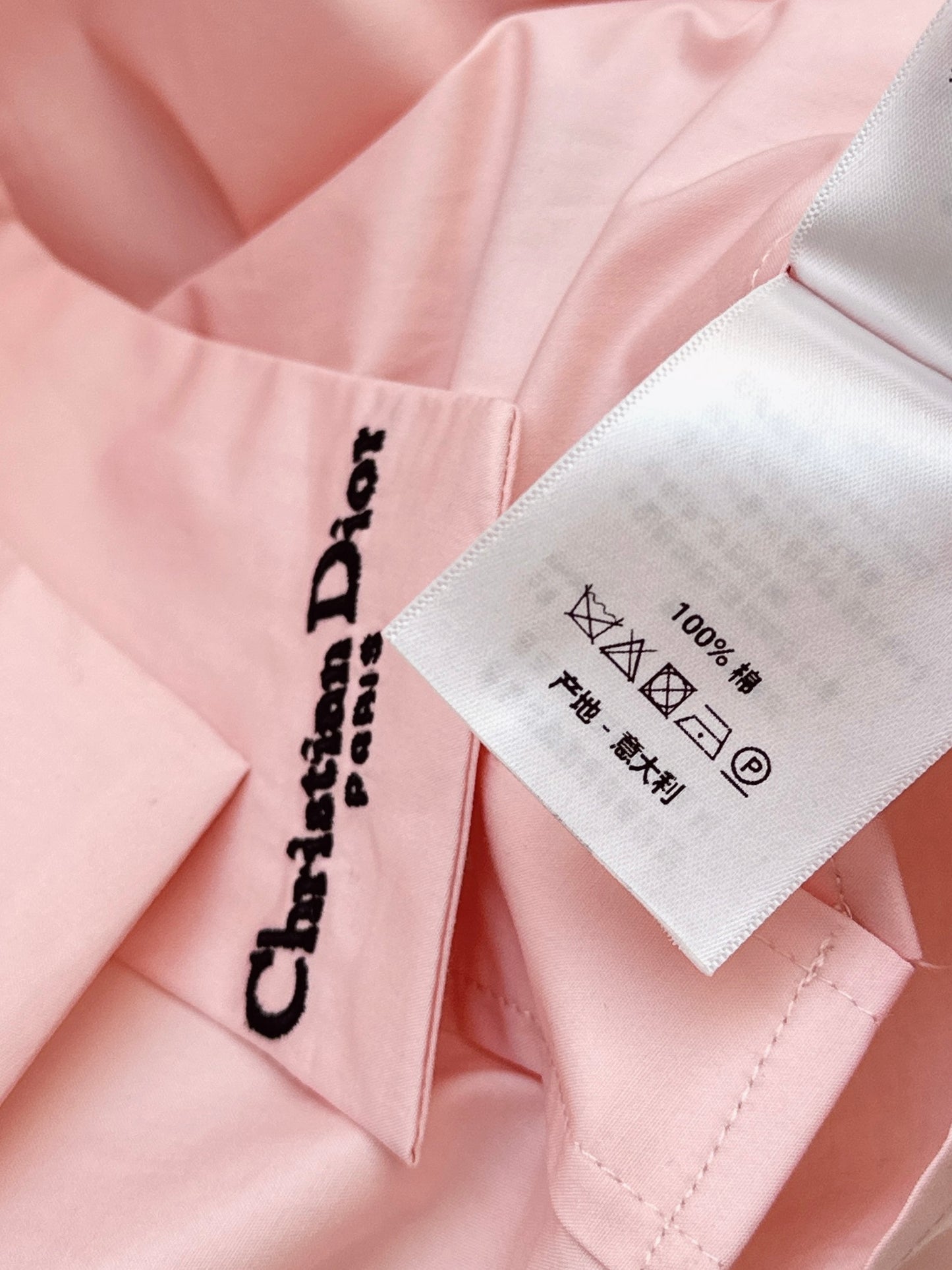 Embroidered Ribbon Shirt