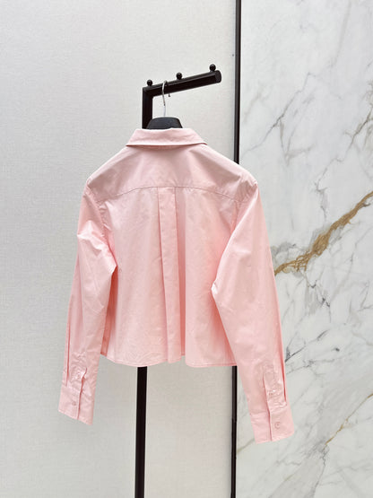Embroidered Ribbon Shirt