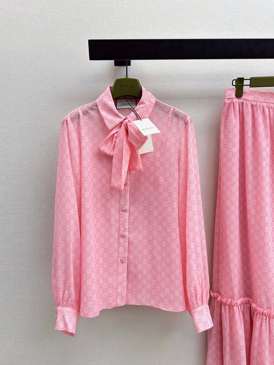 Youthful Pink shirt/skirt