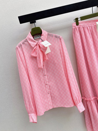 Youthful Pink shirt/skirt