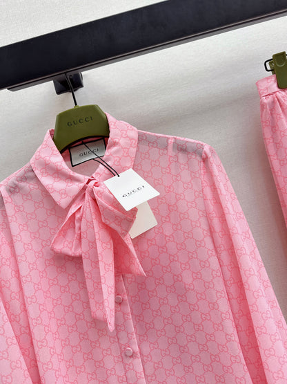 Youthful Pink shirt/skirt