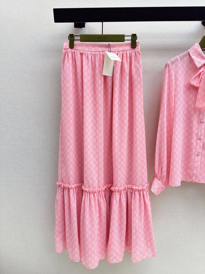 Youthful Pink shirt/skirt