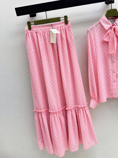 Youthful Pink shirt/skirt
