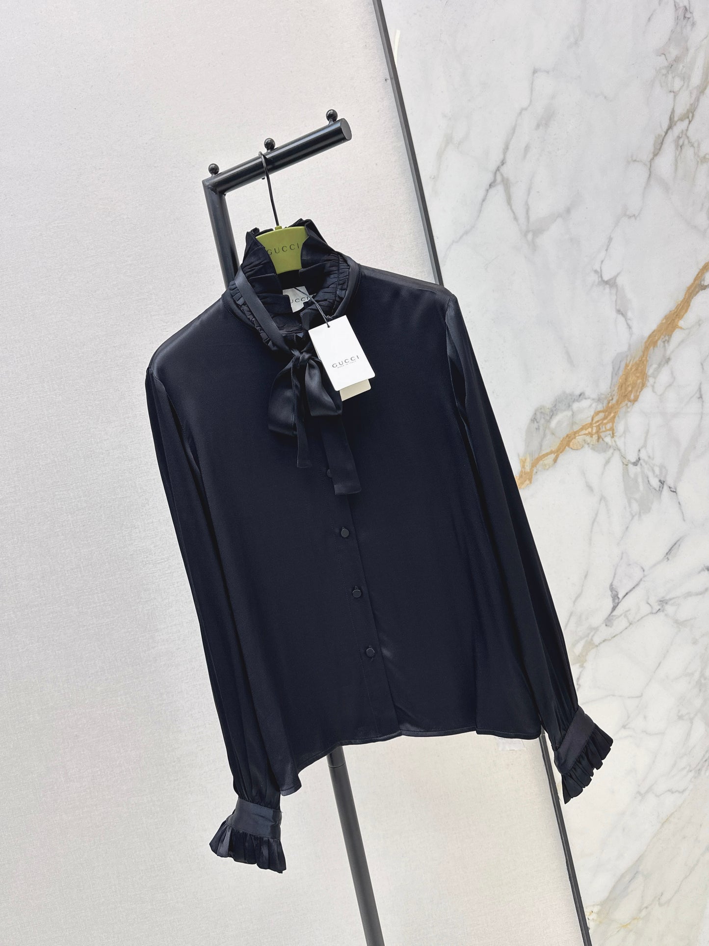 Versatile ribbon blouse