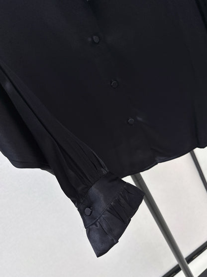 Versatile ribbon blouse