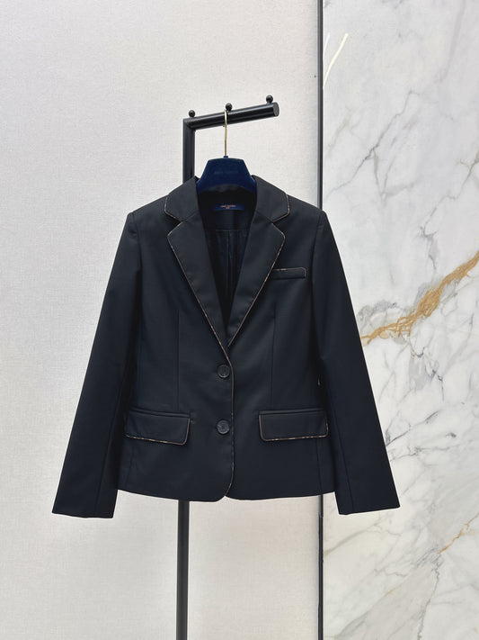 Color-blocked blazer