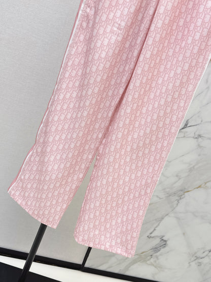 Printed Straight Leg Pants