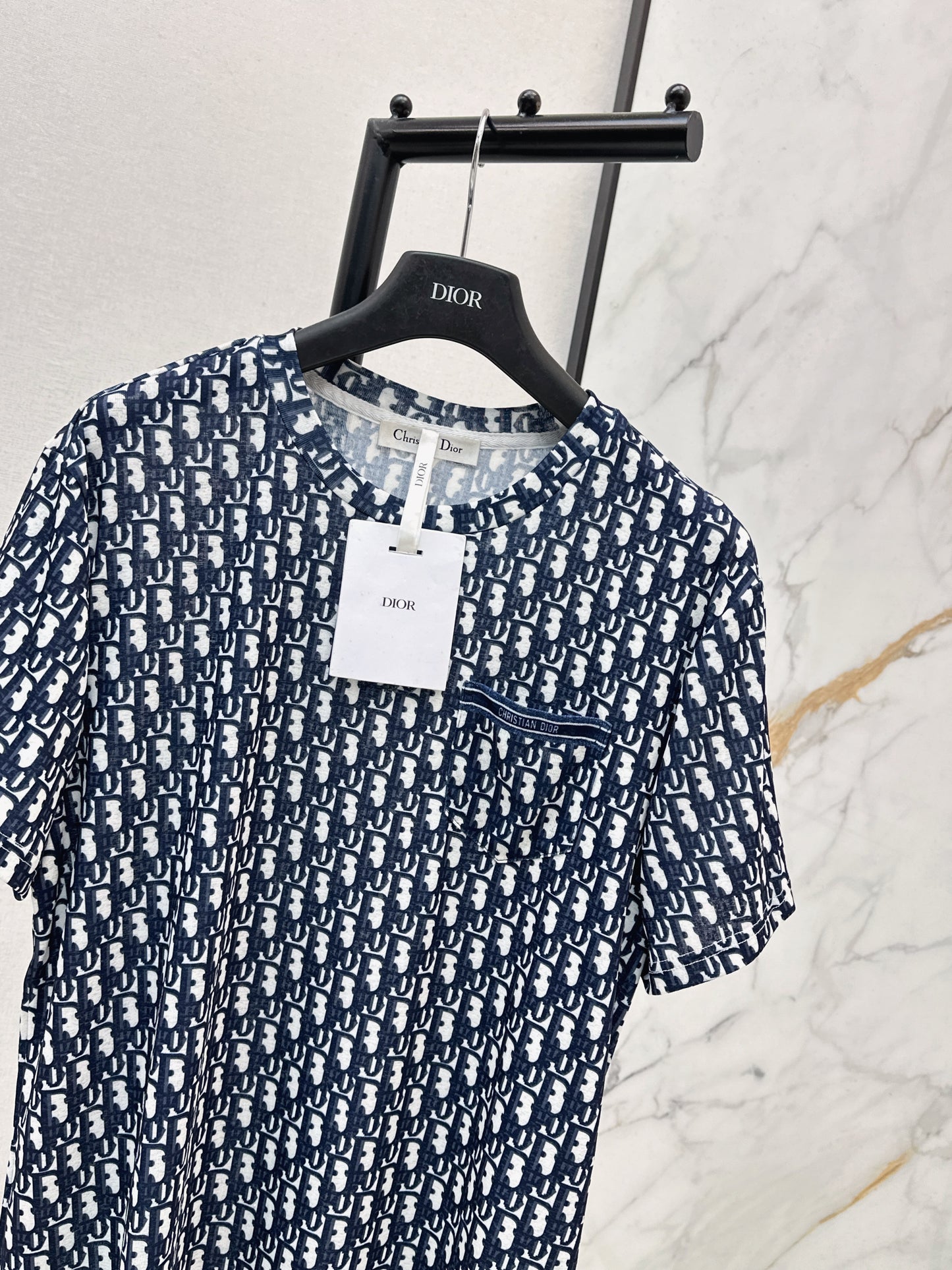 All-over monogram print T-shirt