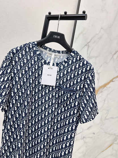 All-over monogram print T-shirt