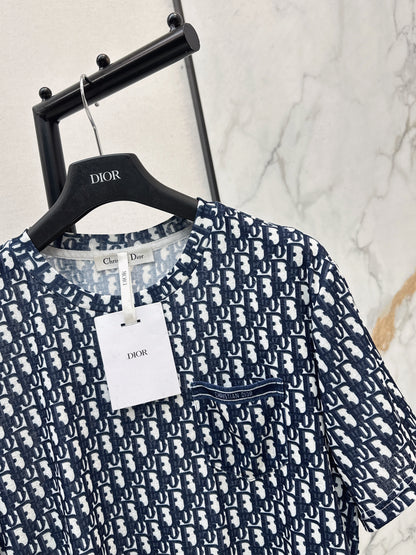 All-over monogram print T-shirt