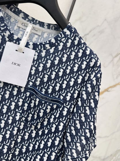 All-over monogram print T-shirt