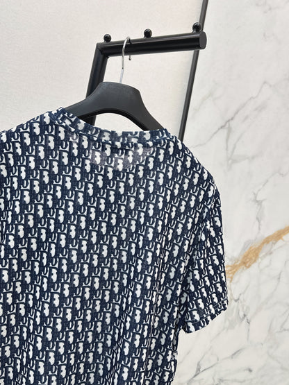 All-over monogram print T-shirt