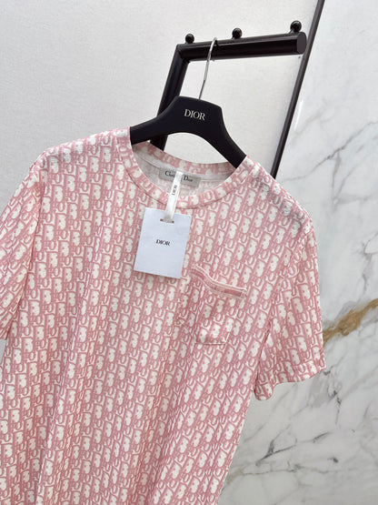All-over monogram print T-shirt