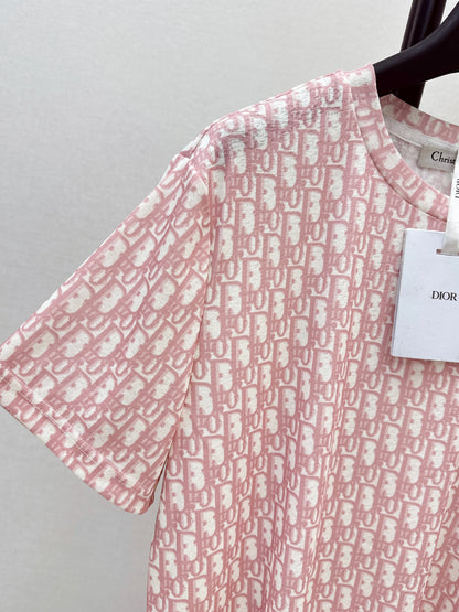 All-over monogram print T-shirt