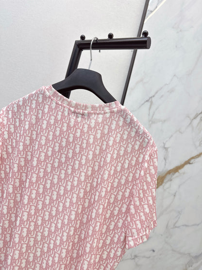 All-over monogram print T-shirt