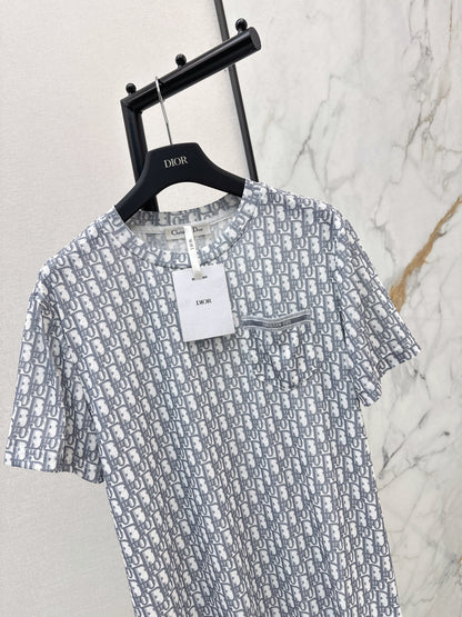 All-over monogram print T-shirt