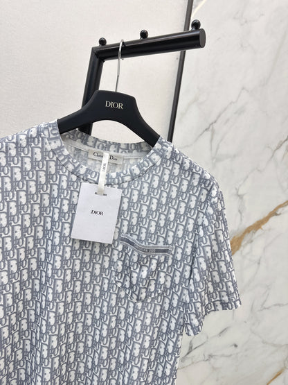 All-over monogram print T-shirt