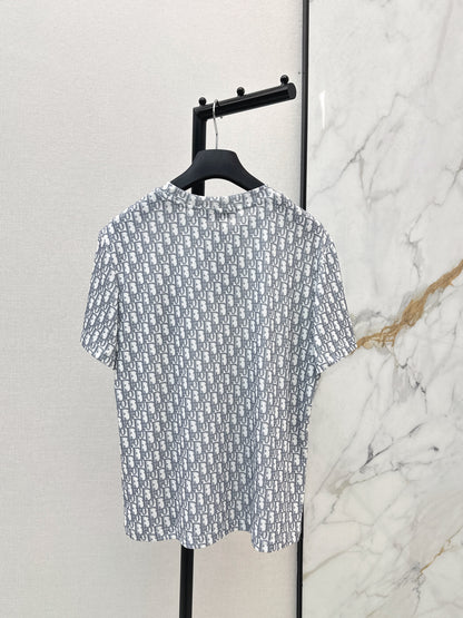 All-over monogram print T-shirt