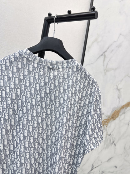 All-over monogram print T-shirt