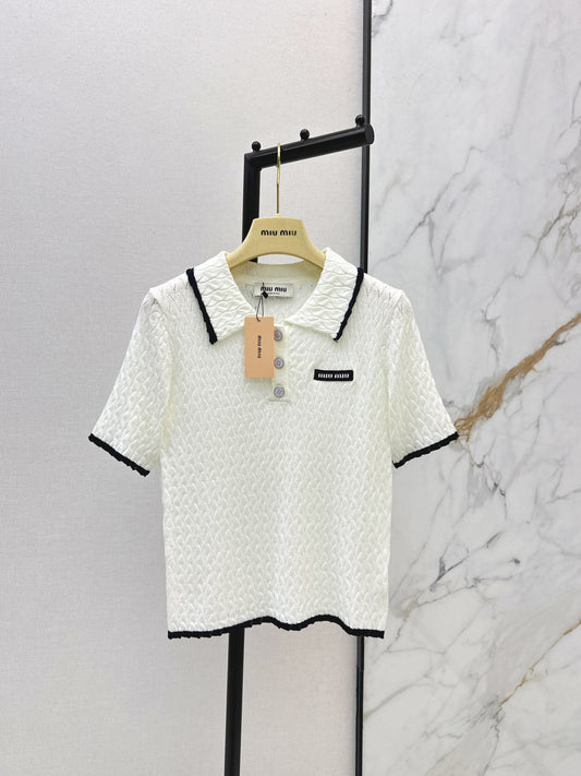 Knitted Short-Sleeve T-Shirt