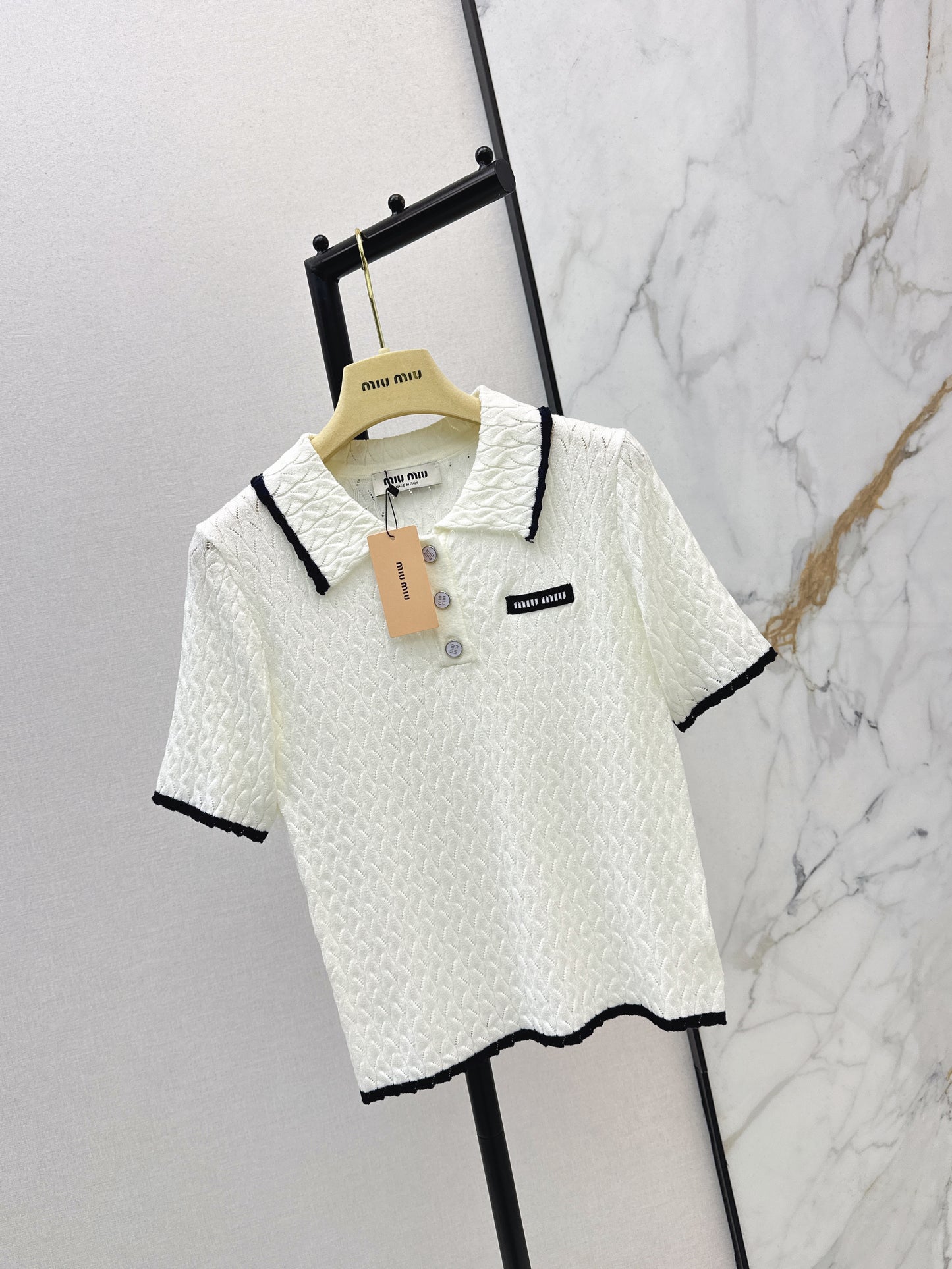 Knitted Short-Sleeve T-Shirt