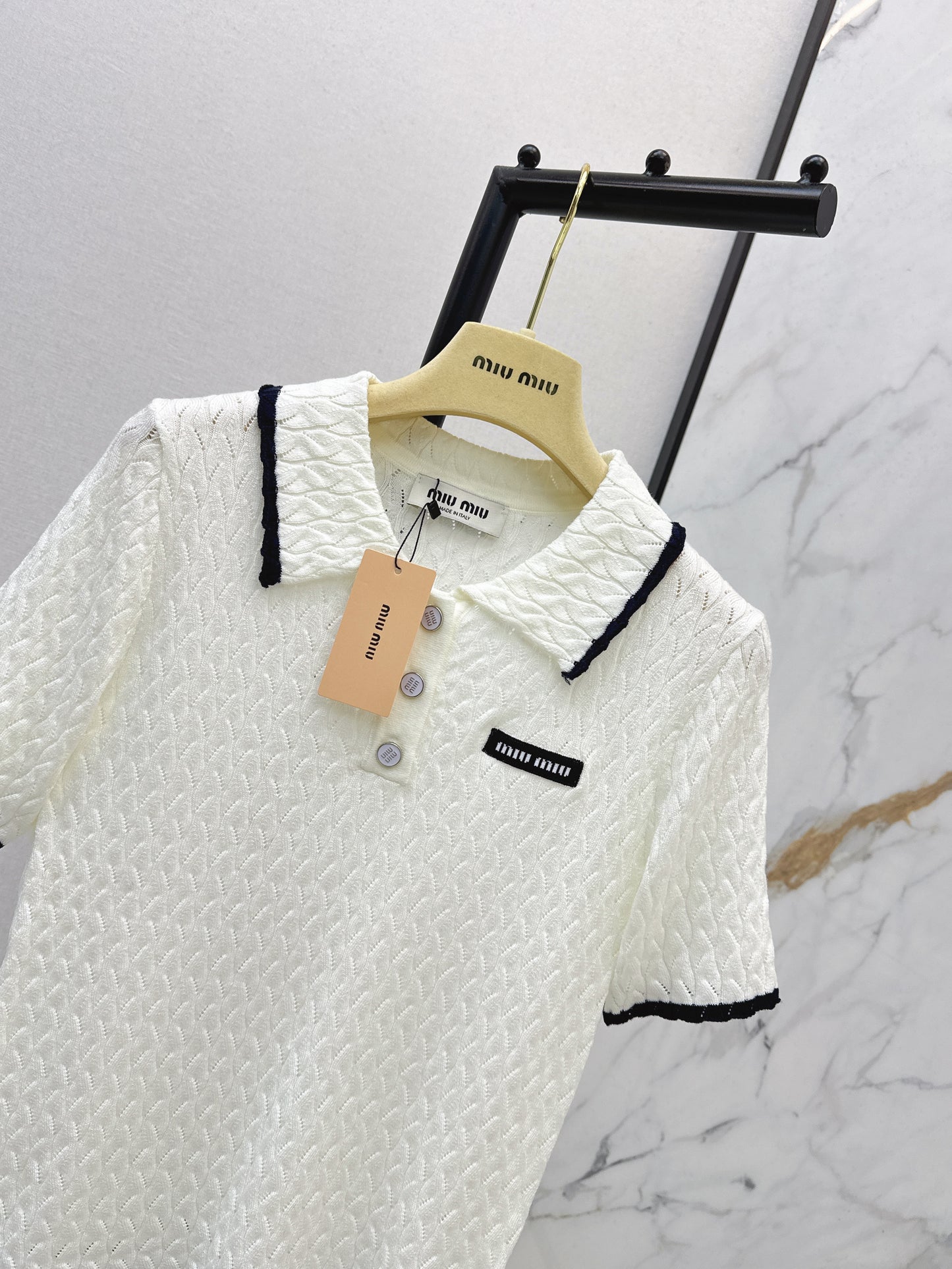 Knitted Short-Sleeve T-Shirt
